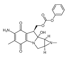9-epi-10-O-decarbamoyl-10-O-(phenoxycarbonyl)mitomycin D结构式