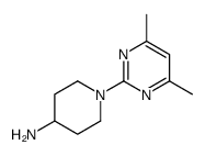 4-Piperidinamine,1-(4,6-dimethyl-2-pyrimidinyl)-(9CI) Structure