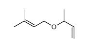 1-but-3-en-2-yloxy-3-methylbut-2-ene Structure