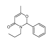 6-methyl-2-phenyl-3-propyl-2H-1,3-oxazin-4-one Structure