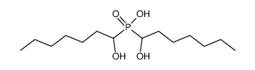 bis-(α-hydroxyheptyl)phosphinic acid结构式