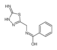 benzamide, N-[(5-amino-1,3,4-thiadiazol-2-yl)methyl]- Structure