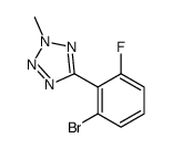 5-(2-bromo-6-fluorophenyl)-2-methyltetrazole Structure