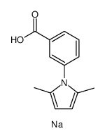3-(2,5-DIMETHYLPYRROL-1-YL)BENZOICACIDSODIUMSALT structure