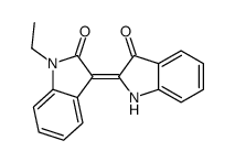 N(1')-ethylindirubin结构式