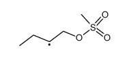 1-butyl methanesulfonate radical结构式