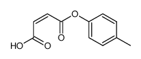 p-methylphenyl hydrogen maleate ester Structure