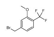 Benzene, 4-(bromomethyl)-2-Methoxy-1-(trifluoromethyl)- structure