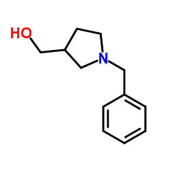 (1-Benzyl-3-pyrrolidinyl)methanol structure