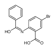 2-benzamido-5-bromo-benzoic acid结构式