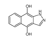 (1,4)-naphthohydroquinono[3,2-c]-1H-pyrazole结构式