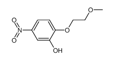 2-(2-methoxyethoxy)-5-nitrophenol Structure