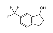 6-(trifluoromethyl)-2,3-dihydro-1H-inden-1-ol结构式