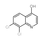 7,8-二氯-4-羟基喹啉结构式