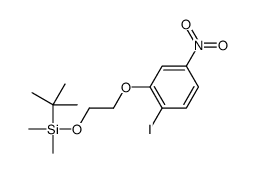 tert-butyl-[2-(2-iodo-5-nitrophenoxy)ethoxy]-dimethylsilane Structure