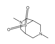 3,7-dimethyl-9λ6-thia-3,7-diazabicyclo[3.3.1]nonane 9,9-dioxide结构式