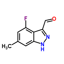 4-Fluoro-6-methyl-1H-indazole-3-carbaldehyde图片