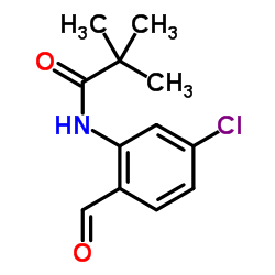 N-(5-Chloro-2-formylphenyl)-2,2-dimethylpropanamide结构式