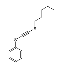 2-pentylsulfanylethynylsulfanylbenzene结构式