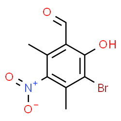 3-BROMO-2-HYDROXY-4,6-DIMETHYL-5-NITRO-BENZALDEHYDE picture