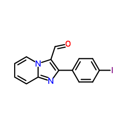 2-(4-Iodophenyl)imidazo[1,2-a]pyridine-3-carbaldehyde结构式