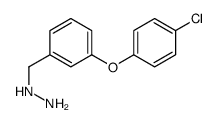 3-(4-CHLORO-PHENOXY)-BENZYL-HYDRAZINE structure