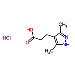 3-(3,5-DIMETHYL-1H-PYRAZOL-4-YL)PROPANOIC ACID structure