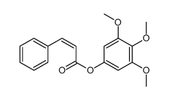 (3,4,5-trimethoxyphenyl) 3-phenylprop-2-enoate结构式