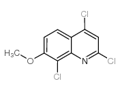 2,4,8-三氯-7-甲氧基喹啉结构式