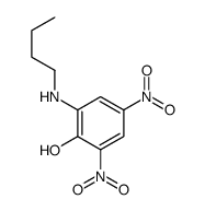 2-(butylamino)-4,6-dinitrophenol Structure