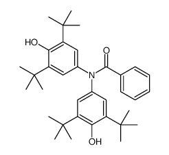 N,N-bis(3,5-ditert-butyl-4-hydroxyphenyl)benzamide Structure