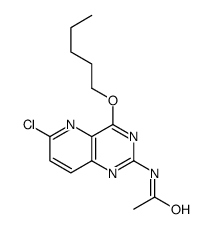 N-(6-chloro-4-pentoxypyrido[3,2-d]pyrimidin-2-yl)acetamide Structure