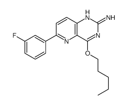 6-(3-fluorophenyl)-4-pentoxypyrido[3,2-d]pyrimidin-2-amine Structure
