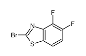 2-BROMO-4,5-DIFLUOROBENZOTHIAZOLE Structure
