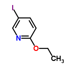 2-乙氧基-5-碘吡啶;结构式