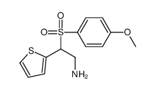 2-[(4-Methoxyphenyl)sulfonyl]-2-(2-thienyl)ethanamine Structure