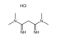 N,N,N'',N''-Tetramethylmalonamidinium-dichlorid结构式