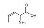 (Z)-3,4-didehydro-D,L-norvaline结构式