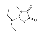 2-(diethylamino)-1,3-dimethyl-1,3,2-diazaphospholidine-4,5-dione Structure