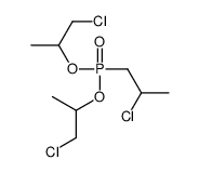 1-[bis(1-chloropropan-2-yloxy)phosphoryl]-2-chloropropane结构式