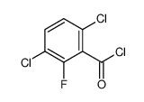 3,6-dichloro-2-fluoro-benzoyl chloride structure