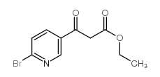 ethyl 3-(6-bromopyridin-3-yl)-3-oxopropanoate Structure