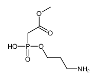 3-aminopropoxy-(2-methoxy-2-oxoethyl)phosphinic acid结构式