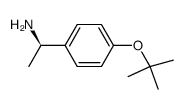Benzenemethanamine, 4-(1,1-dimethylethoxy)-α-methyl-, (αR) Structure