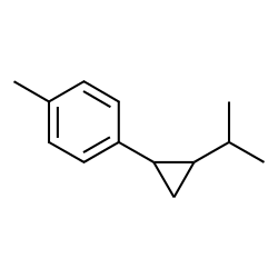 Toluene, p-(2-isopropylcyclopropyl)- (7CI) structure