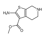 methyl 2-amino-4,5,6,7-tetrahydrothieno[2,3-c]pyridine-3-carboxylate structure