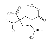 7-methoxy-4,4-dinitro-7-oxo-heptanoic acid结构式