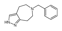 6-benzyl-4,5,7,8-tetrahydro-1H-pyrazolo[3,4-d]azepine Structure