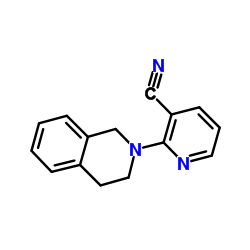 2-(3,4-Dihydro-2(1H)-isoquinolinyl)nicotinonitrile Structure