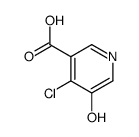 4-chloro-5-hydroxypyridine-3-carboxylic acid结构式